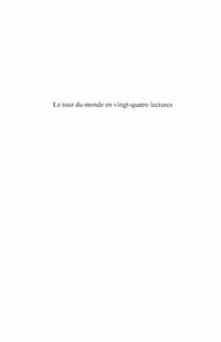 Produktbild: Le tour du monde en vingt-quatre lectures