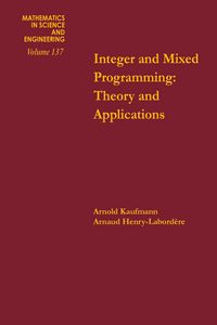 Produktbild: Integer and Mixed Programming: Theory and Applications