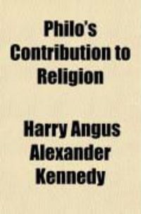 Produktbild: Philo's Contribution to Religion