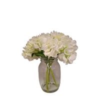 Produktbild: HTI-Living Hortensie Wei&szlig; in Vase Kunstblume Flora Hortensie Wei&szlig; in Vase Kunstblume Flora