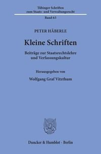 Produktbild: Kleine Schriften