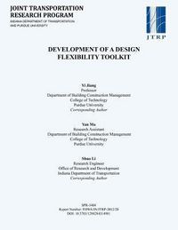 Produktbild: Development of a Design Flexibility Toolkit
