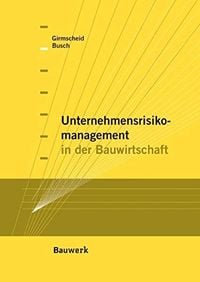 Produktbild: Unternehmensrisikomanagment in der Bauwirtschaft