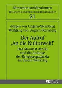 Produktbild: Der Aufruf &laquo;An die Kulturwelt!&raquo;