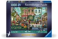 Produktbild: Erwachsenenpuzzle 1000 Teile - Stadt am Fluss