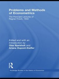 Produktbild: Problems and Methods of Econometrics