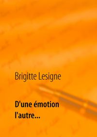 Produktbild: D'une &eacute;motion &agrave; l'autre...