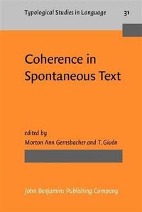 Produktbild: Coherence in Spontaneous Text