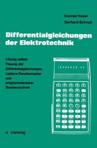 Produktbild: Differentialgleichungen der Elektrotechnik