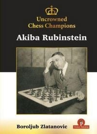 Produktbild: Uncrowned Chess Champions - Akiba Rubinstein