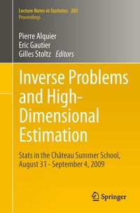 Produktbild: Inverse Problems and High-Dimensional Estimation