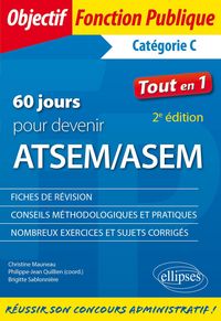 Produktbild: 60 jours pour devenir ATSEM/ASEM - 2e &eacute;dition