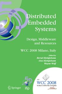 Produktbild: Distributed Embedded Systems: Design, Middleware and Resources