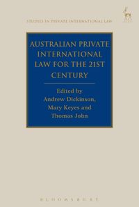 Produktbild: Australian Private International Law for the 21st Century