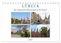 Produktbild: L&uuml;beck, die sehenswerte Hansestadt an der Ostsee (Tischkalender 2027 DIN A5 quer), CALVENDO Monatskalender