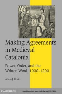 Produktbild: Making Agreements in Medieval Catalonia
