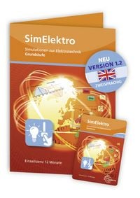 Produktbild: SimElektro - Grundstufe 1.2 - Simulationen zur Elektrotechnik - Freischaltcode auf Keycard - Einzellizenz