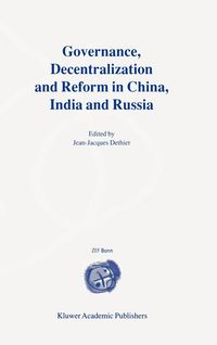 Produktbild: Governance, Decentralization and Reform in China, India and Russia