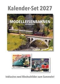 Produktbild: Modelleisenbahnen Kalender 2027