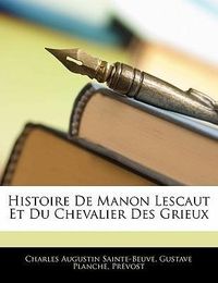 Produktbild: Sainte-Beuve, C: Fre-Histoire De Manon Lescaut