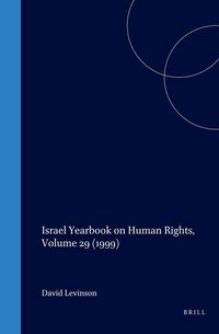 Produktbild: Israel Yearbook on Human Rights 1999