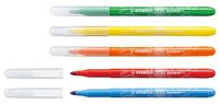 Filzstift - STABILO power - 12er Pack - mit 12 verschiedenen Farben