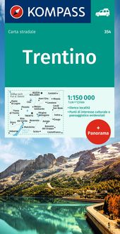 Bild vom Artikel KOMPASS Autokarte Trentino 1:150.000 vom Autor Kompass-Karten GmbH