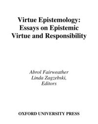Produktbild: Virtue Epistemology