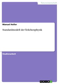 Produktbild: Standardmodell der Teilchenphysik