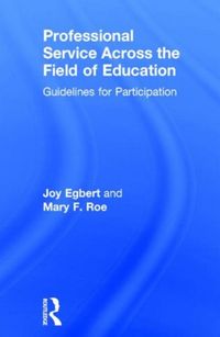 Produktbild: Professional Service Across the Field of Education: Guidelines for Participation