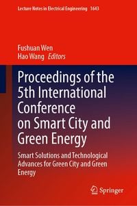 Produktbild: Proceedings of the 5th International Conference on Smart City and Green Energy