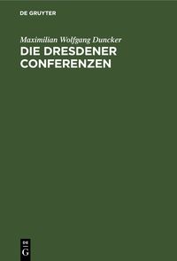 Produktbild: Die Dresdener Conferenzen