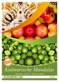 Produktbild: Kulinarische Mandalas (Wandkalender 2026 DIN A4 hoch), CALVENDO Monatskalender