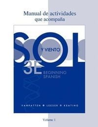 Produktbild: Workbook/Lab Manual (Manual de Actividades) Volume 1 for Sol Y Viento