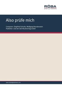 Produktbild: Also pr&uuml;fe mich