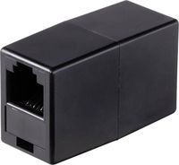 Bild vom Artikel Renkforce Telefon (analog) Adapter [1x RJ12-Buchse 6p6c - 1x RJ12-Buchse 6p6c] Schwarz vom Autor 