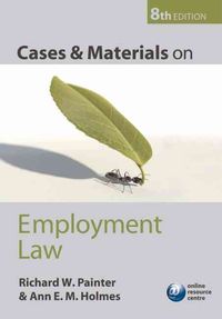 Produktbild: Cases and Materials on Employment Law