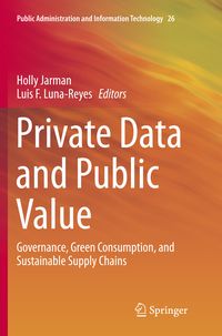 Produktbild: Private Data and Public Value