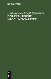 Produktbild: Der praktische Maschinenw&auml;rter