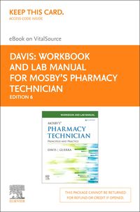 Produktbild: Workbook and Lab Manual for Mosby's Pharmacy Technician E-Book
