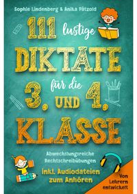 Produktbild: 111 lustige Diktate f&uuml;r die 3. und 4. Klasse