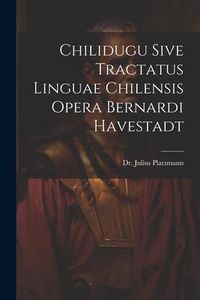 Produktbild: Chilidugu Sive Tractatus Linguae Chilensis Opera Bernardi Havestadt