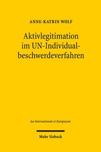 Aktivlegitimation im UN-Individualbeschwerdeverfahren