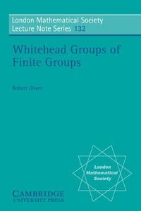 Produktbild: Whitehead Groups of Finite Groups