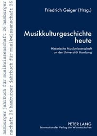 Produktbild: Musikkulturgeschichte heute