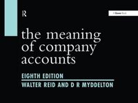 Produktbild: Reid, W: The Meaning of Company Accounts