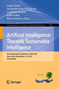 Produktbild: Artificial Intelligence: Towards Sustainable Intelligence