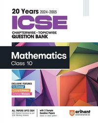 Produktbild: ICSE Chapterwise Mathematics 10th