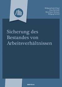 Produktbild: Sicherung des Bestandes von Arbeitsverh&auml;ltnissen