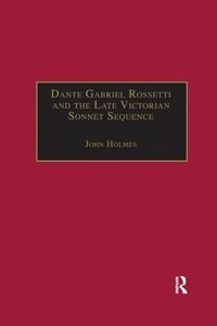 Produktbild: Dante Gabriel Rossetti and the Late Victorian Sonnet Sequence